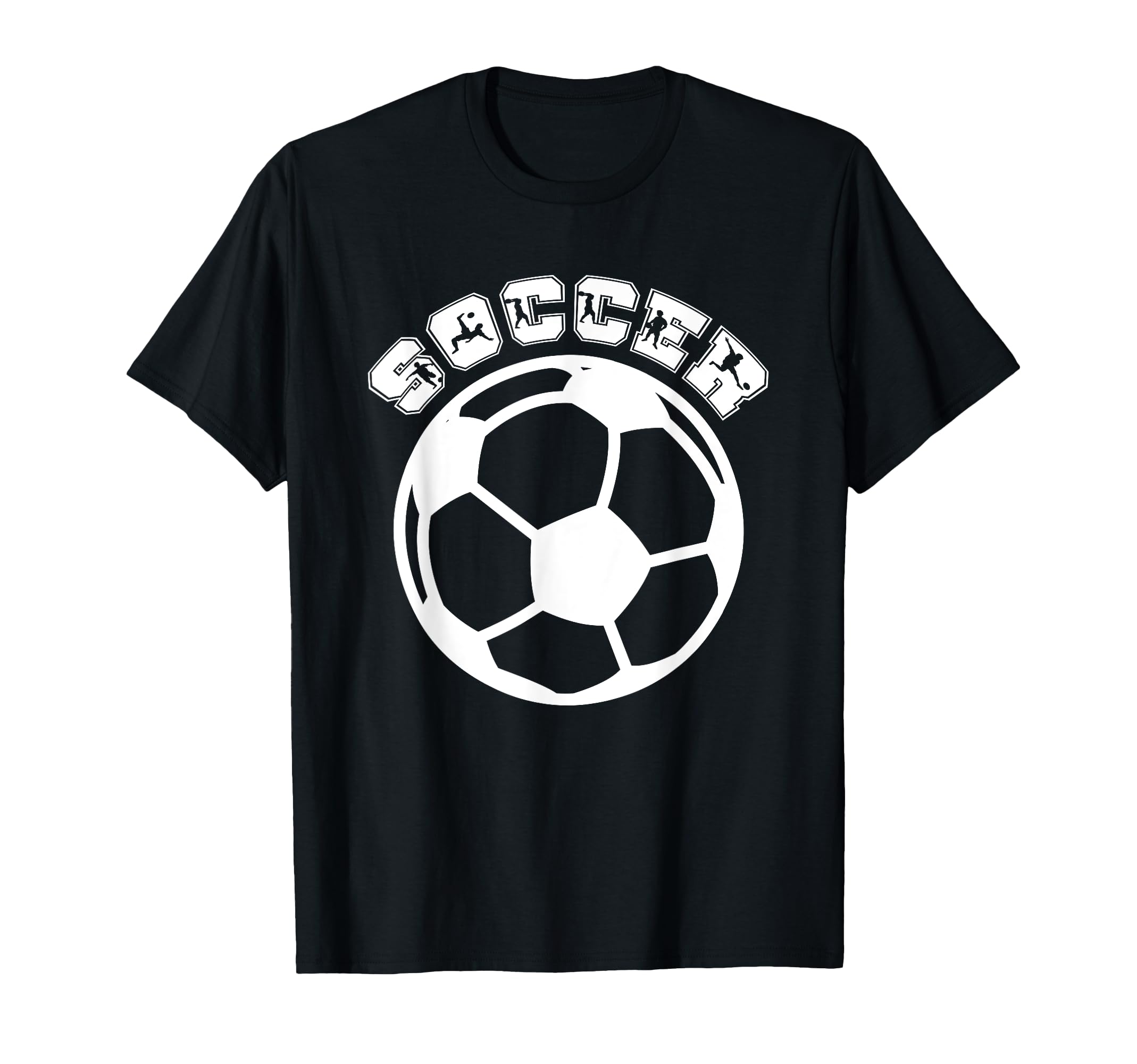 Football Soccer Ball Soccer Player T-Shirt - Custom Art Print for Adults
