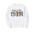 Soccer Mama Leopard Soccer Mom Sweatshirt - Fun Novelty Design for Adults