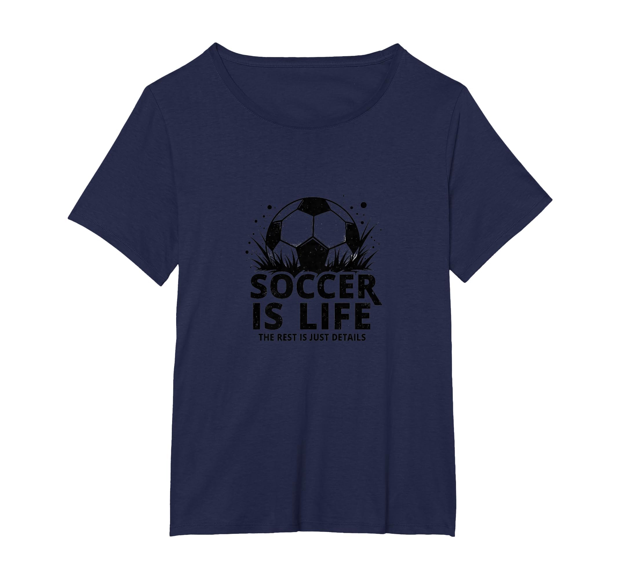 Soccer Coach Soccer Is Life Rest Is T-Shirt - Novelty Apparel for Adults