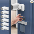 Kytasryl Door Pinch Guard, Baby Proofing Door Stoppers with 180° Rotating Self Adhesive Base, Children Anti-Pinch Door Stopper, Keep Finger Safe (6 PCS)