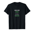 Soccer Mom Fueled Halftime Snacks T-Shirt - Minimalist Print for Adults
