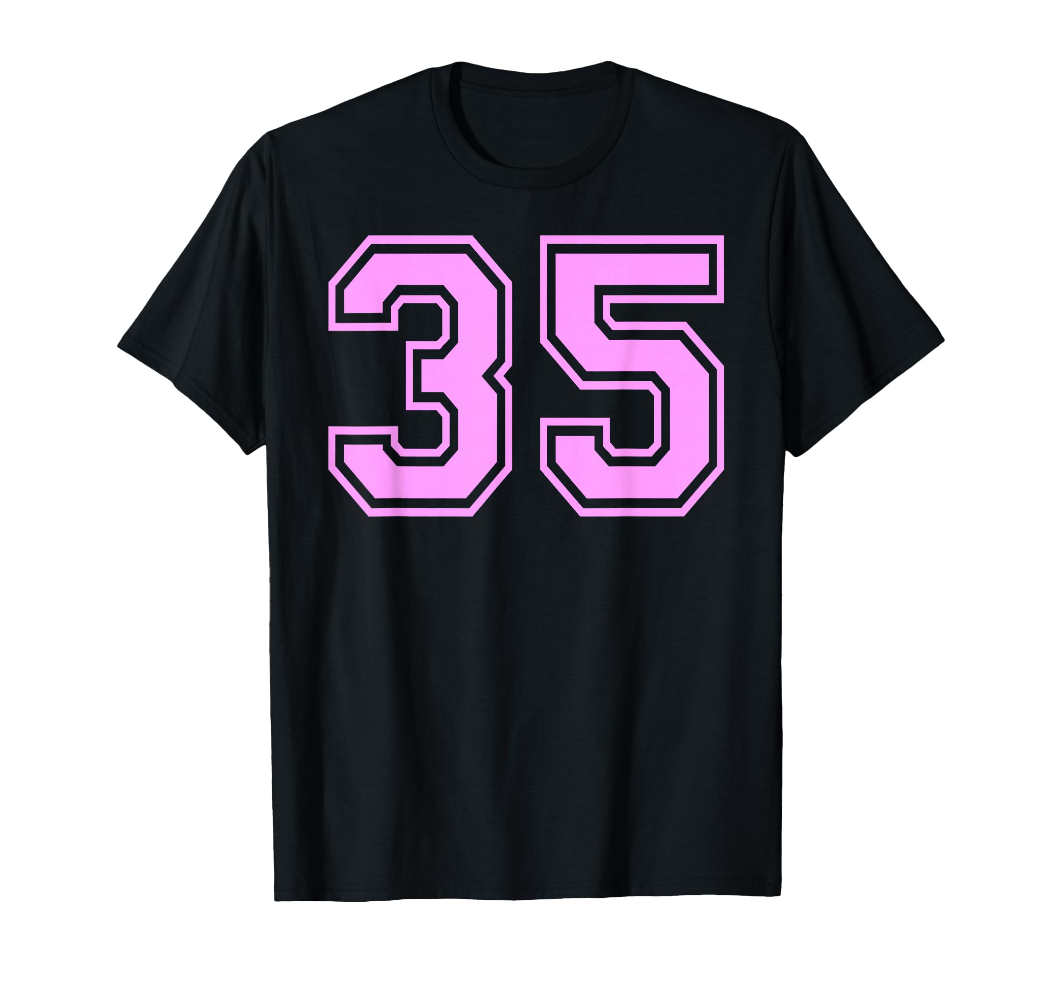 35 Number Thirty Five Sports T-Shirt - Casual Everyday Wear for Adults