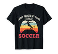 Paused Game To Play Soccer Sports T-Shirt - Novelty Apparel for Adults