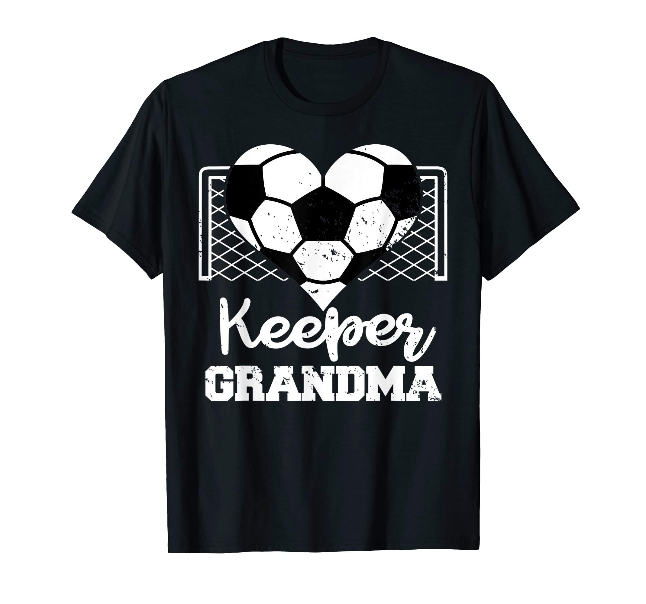 Keeper Grandma Funny Soccer T-Shirt - Casual Everyday Wear Men Women