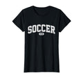 Soccer Mom Funny Athletic Lettering T-Shirt - Minimalist Print Men Women