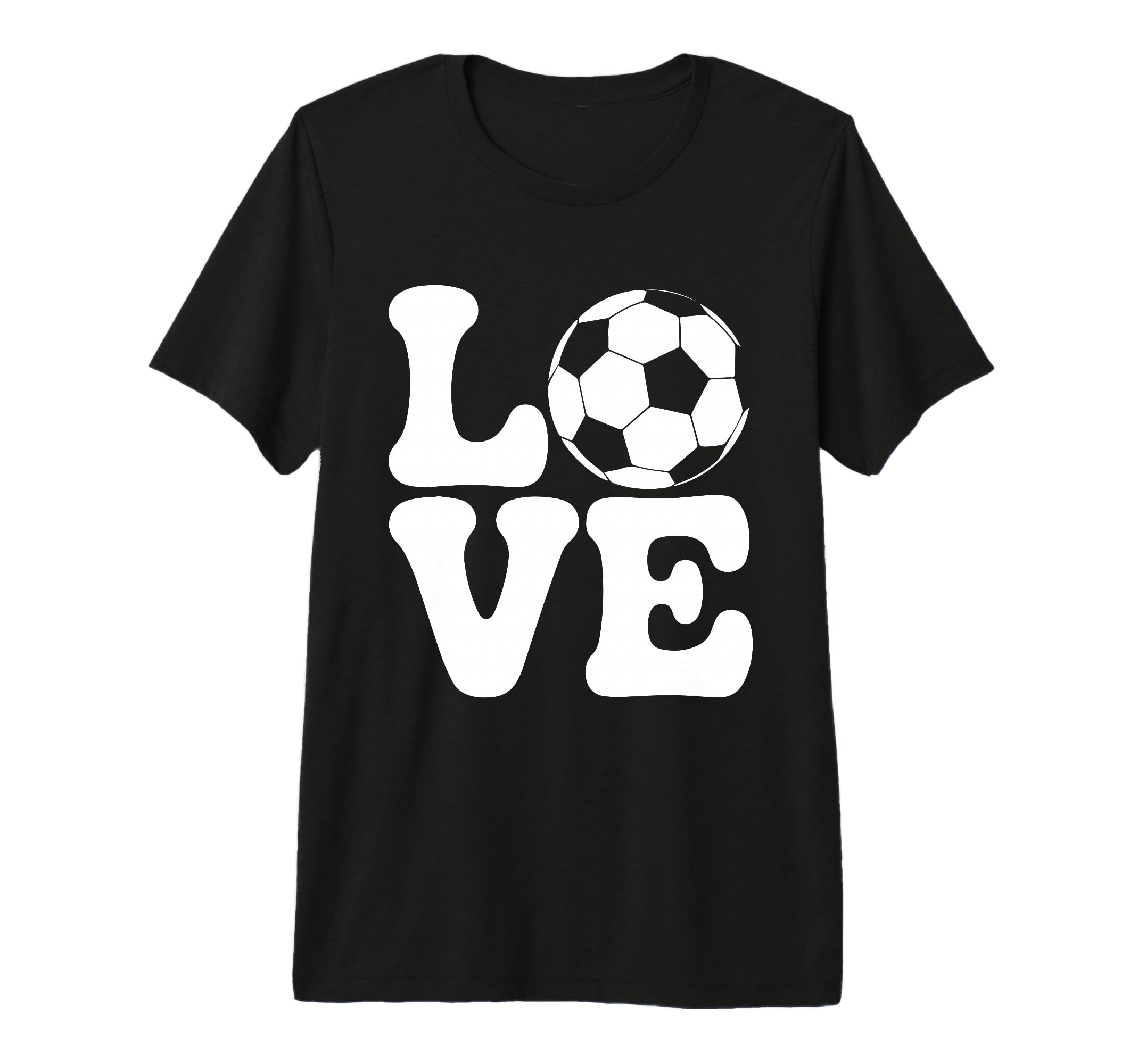 Love Soccer Ball Funny Football Fan Sport T-Shirt - Unique Graphic Unisex