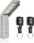 Garage Door Opener Keypad with 2 Garage Door Opener Remote for Liftmaster Chamberlain Craftsman Garage Door Opener Remote Keypad 877MAX 893LM 893Max 971LM 371LM, Purple Yellow Red Orange Learn Button