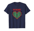 My Heart Is That Field Soccer Fan T-Shirt - Fun Novelty Design Men Women
