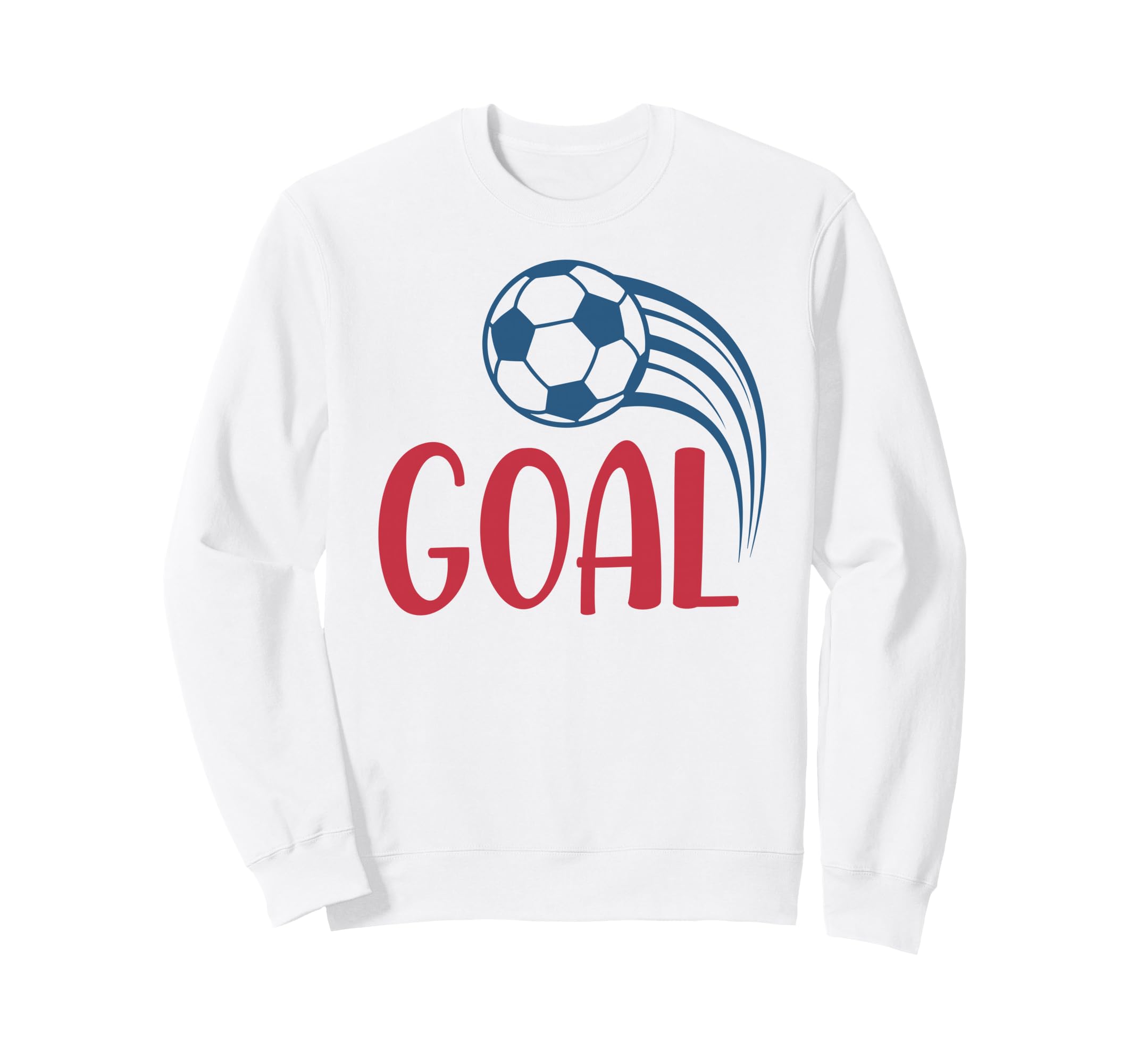 Goal Soccer Fan Training Soccer Sweatshirt - Aesthetic Graphic for Adults