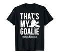 Proud Hockey Goalie Mama Ice Hockey T-Shirt - Casual Everyday Wear Unisex