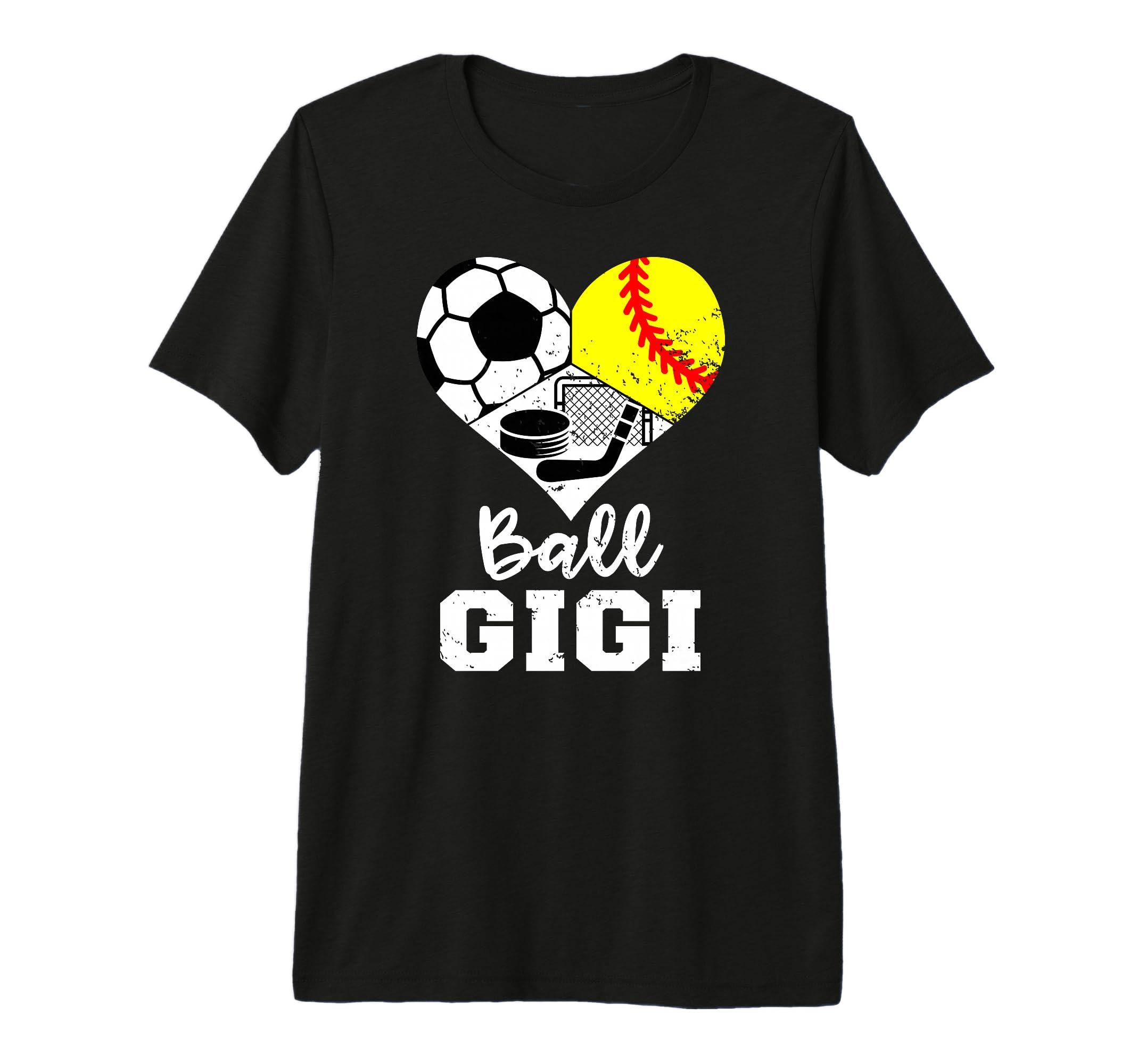 Ball Gigi Funny Soccer Softball T-Shirt - Casual Everyday Wear for Adults