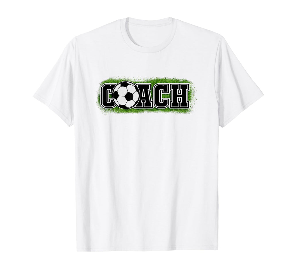 That Says Word Coach Soccer Ball Sports T-Shirt - Novelty Apparel Unisex