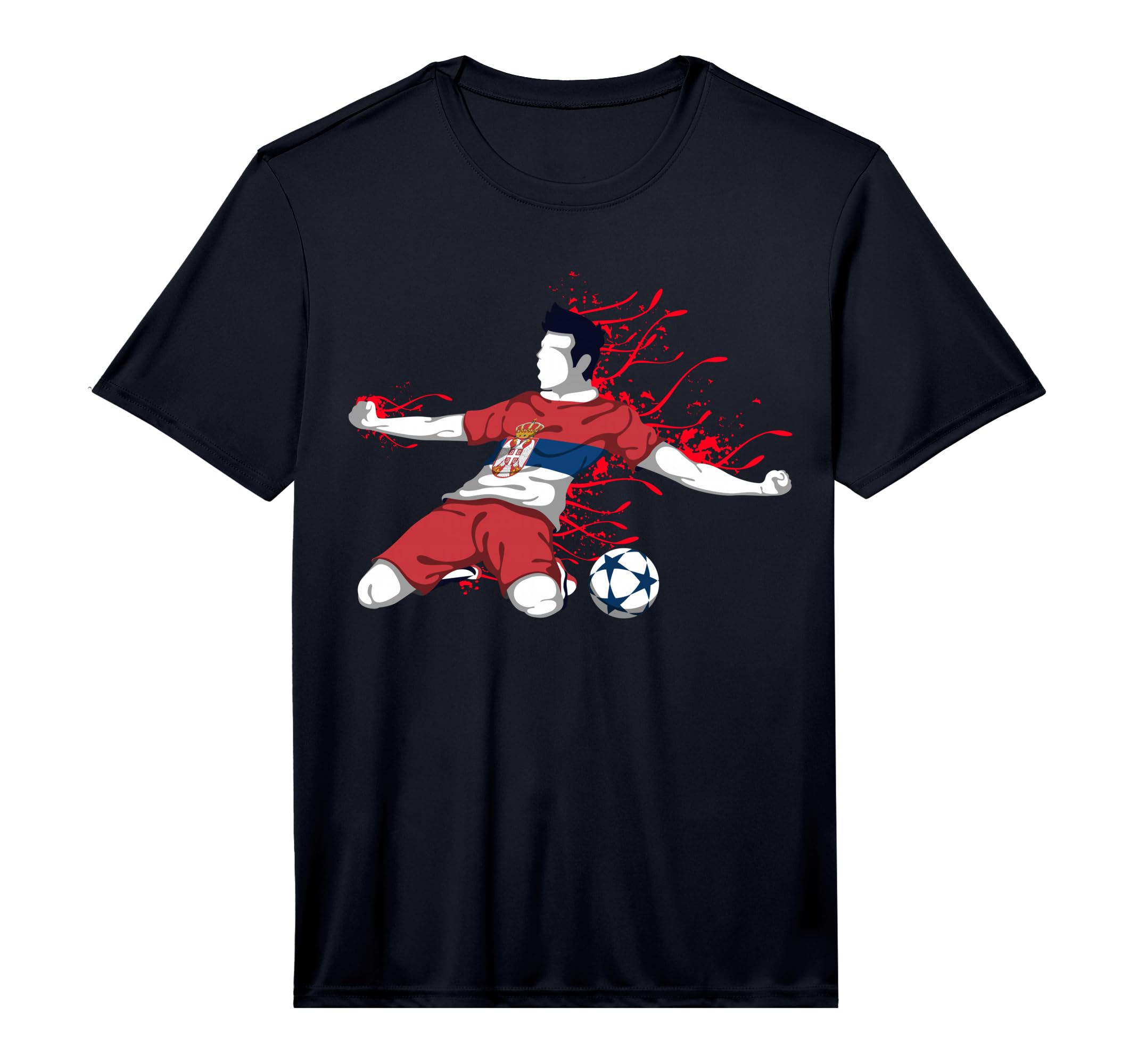 Proud Serbia Soccer Fans Jersey T-Shirt - Custom Art Print Men Women