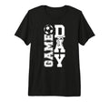 Soccer Game Day Bow Game Day Soccer T-Shirt - Minimalist Print for Adults