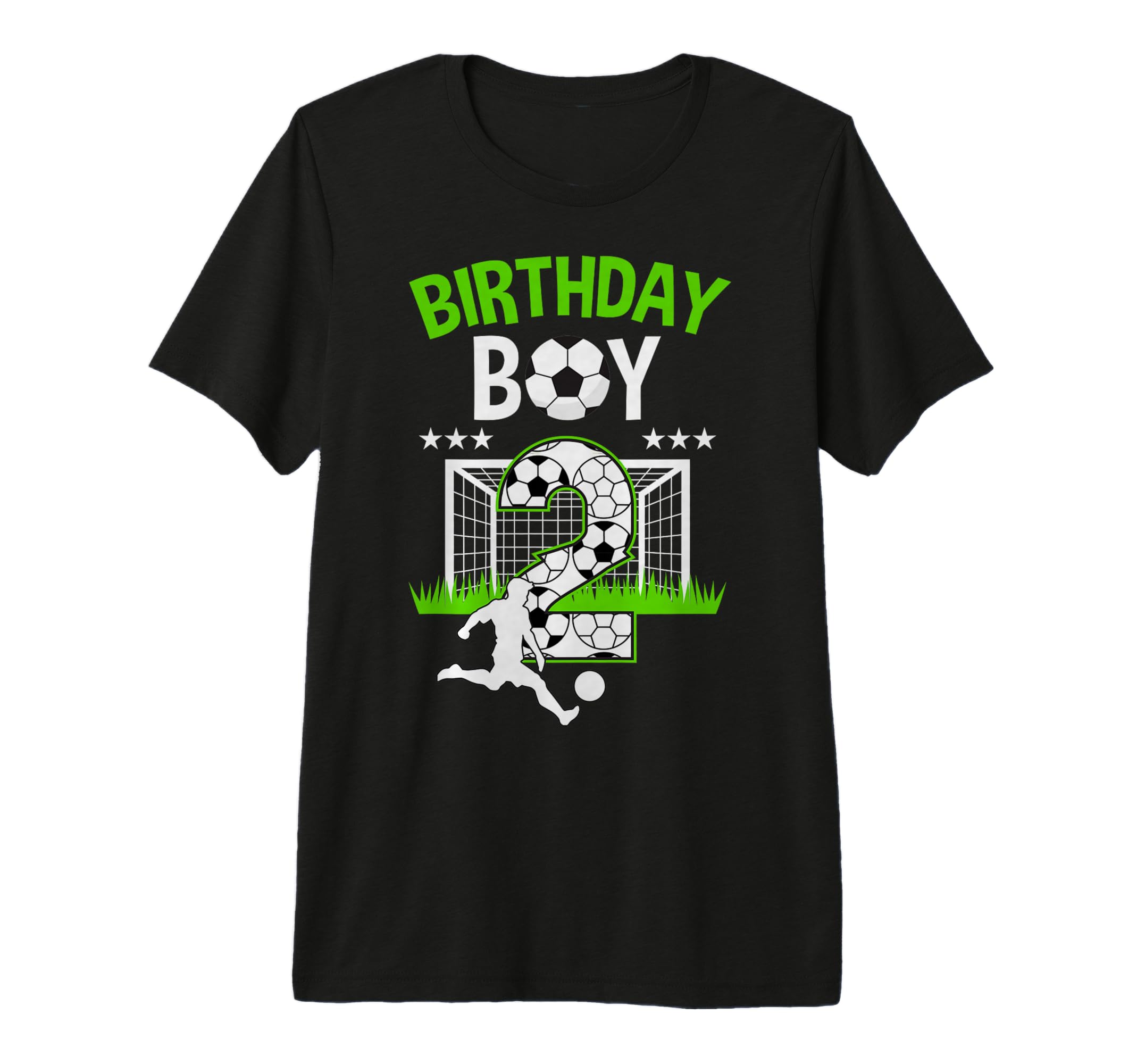 Birthday Soccer 2 Year Old Who Loves T-Shirt - Graphic Print for Adults