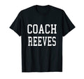 Coach Reeves Custom Football Soccer T-Shirt - Custom Art Print for Adults