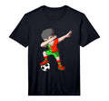 Dabbing Soccer Portugal Football T-Shirt - Graphic Print for Adults