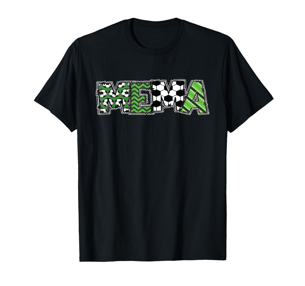 Soccer Mema Birthday Party T-Shirt - Novelty Apparel for Adults