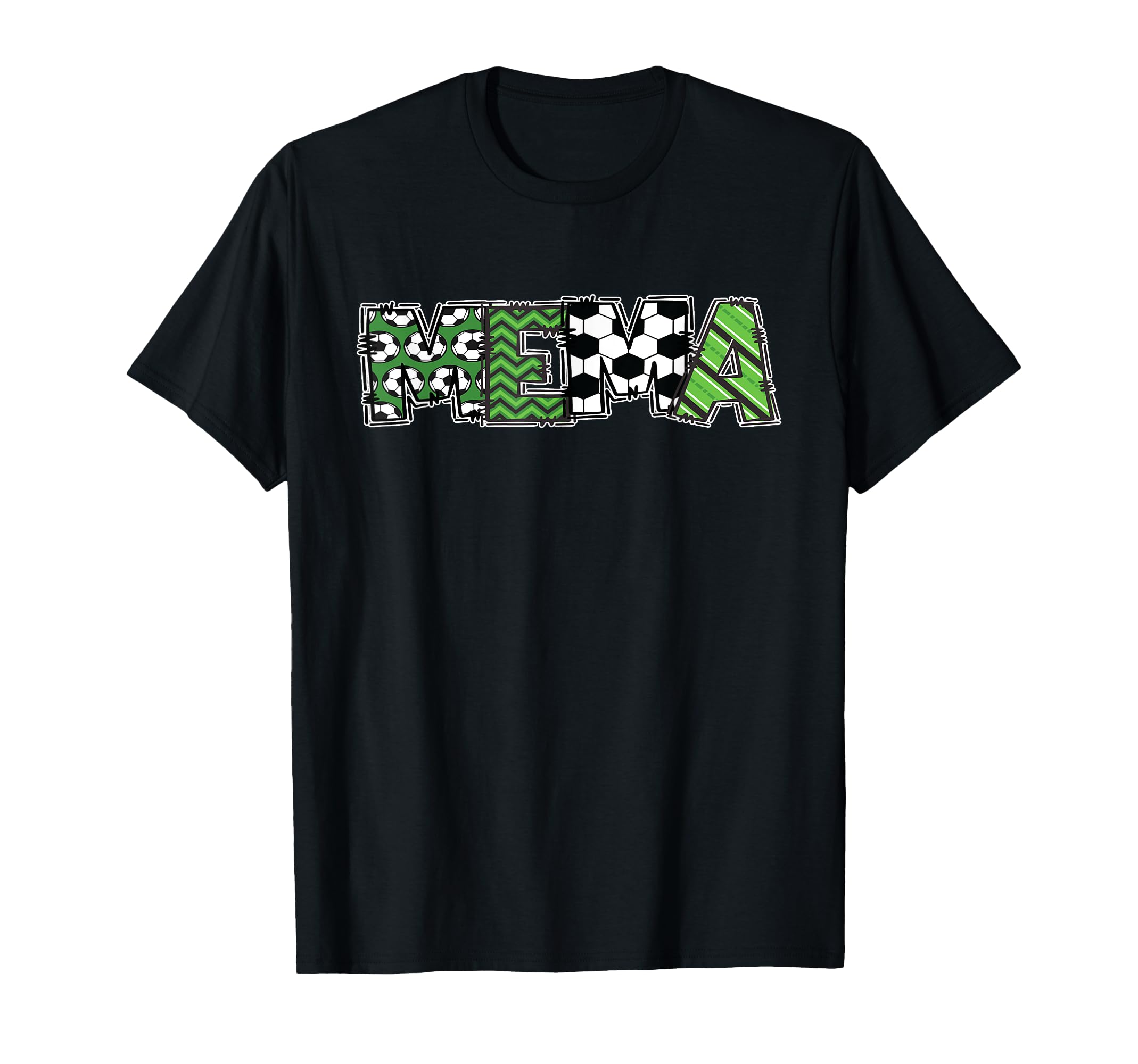 Soccer Mema Birthday Party T-Shirt - Novelty Apparel for Adults