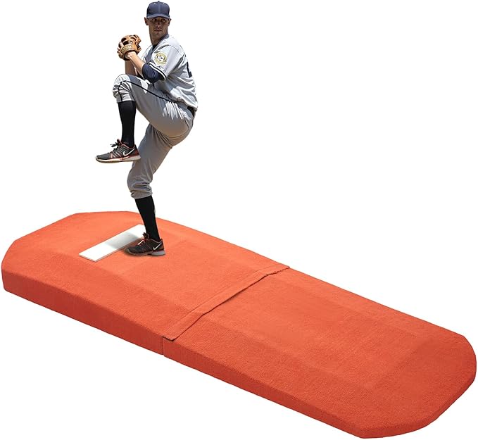 VEVOR Pitching Mound, Baseball Game Mound, Indoor/Outdoor Pitching Practice and Training Equipment, Softball Pitching Aids with Antifade Turf and Pitching Rubber