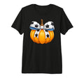 Coquette Bow Pumpkin Soccer Or Football T-Shirt - Minimalist Print Unisex