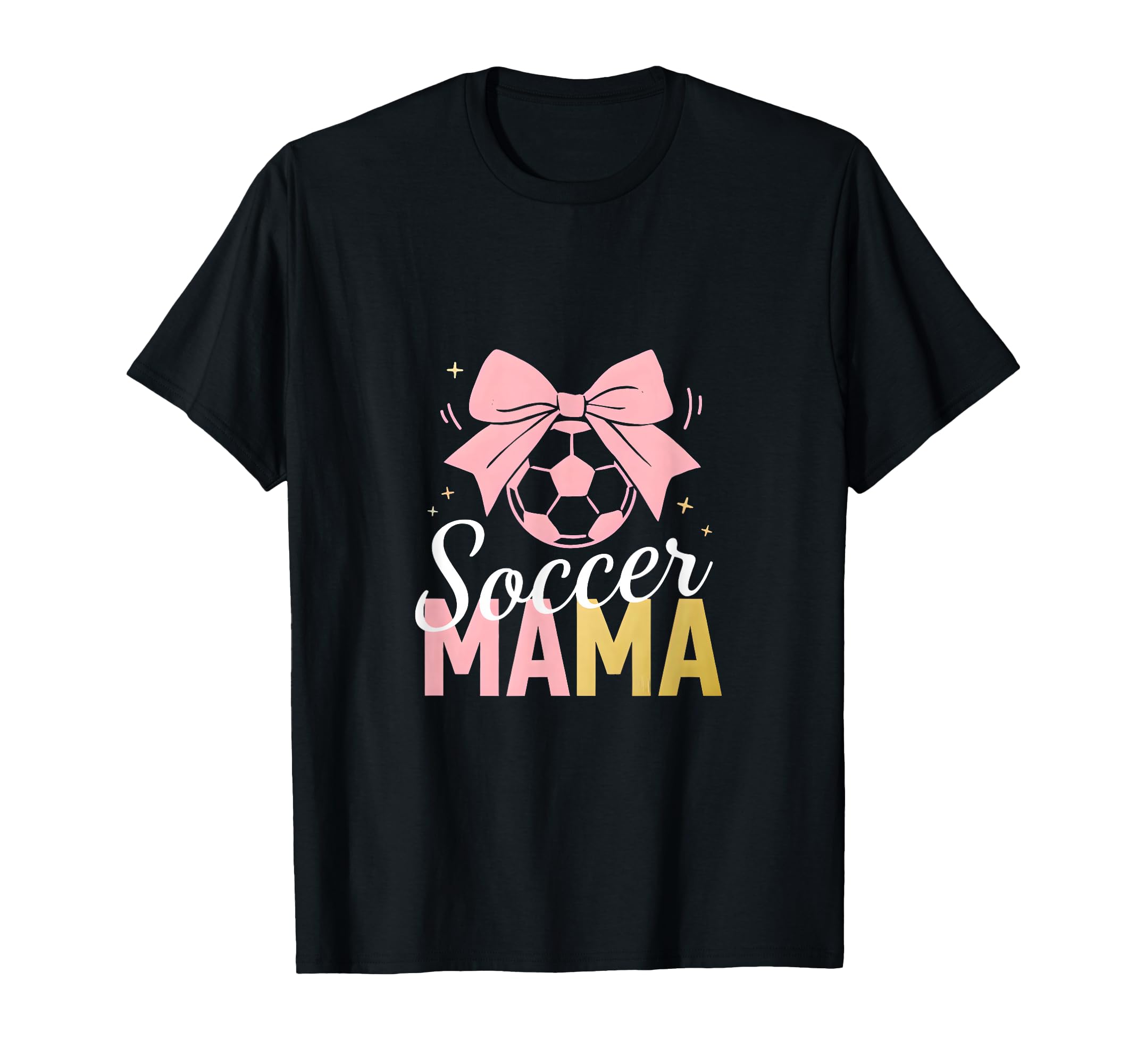Soccer Mama Bow Soccer Mom Club T-Shirt - Custom Art Print Unisex