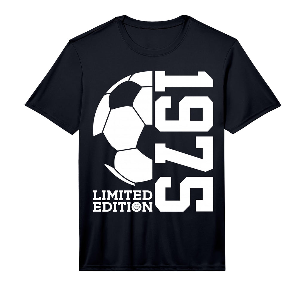 Mens 51St Birthday Soccer 1975 T-Shirt - Custom Art Print Men Women