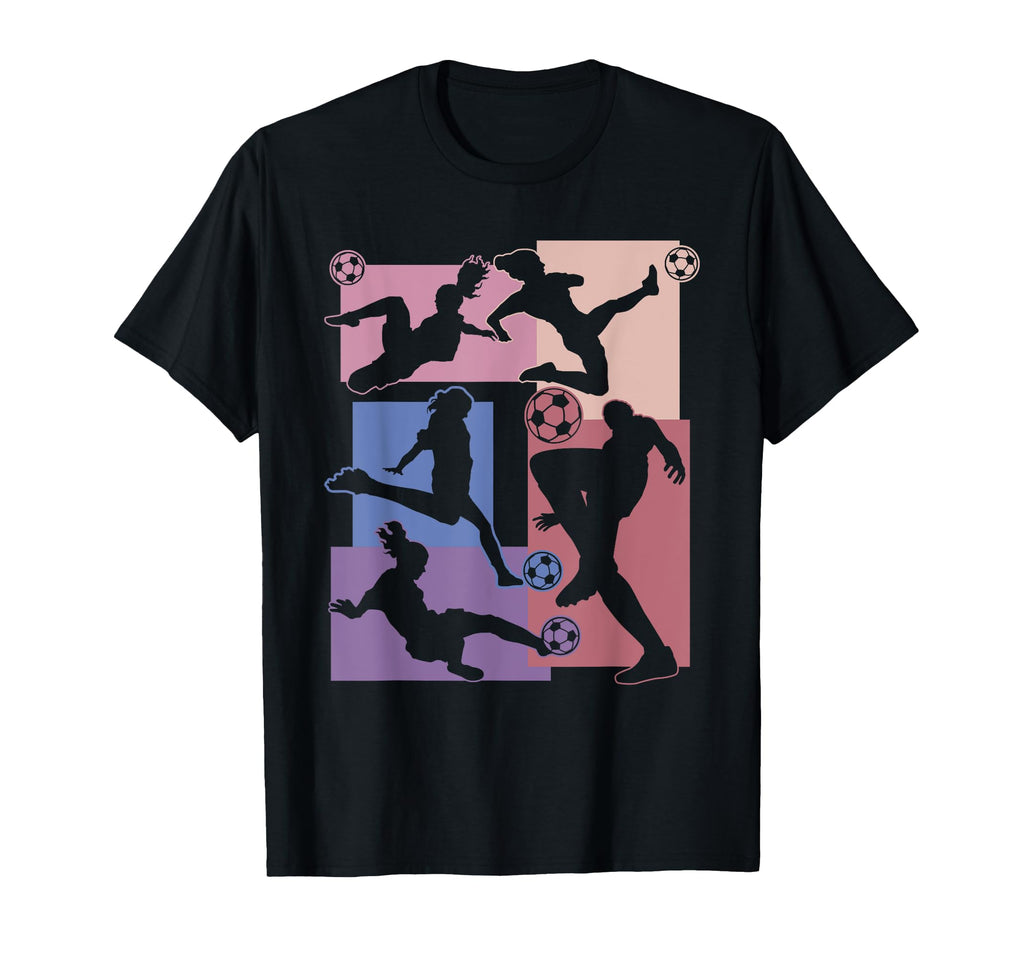 Funny Soccer Player Ball Soccer T-Shirt - Custom Art Print for Adults