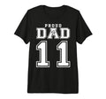 Number 11 Custom Proud Soccer Futbol T-Shirt - Unique Graphic Men Women