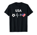 Usa 2026 United States Flag Soccer T-Shirt - Fun Novelty Design Men Women