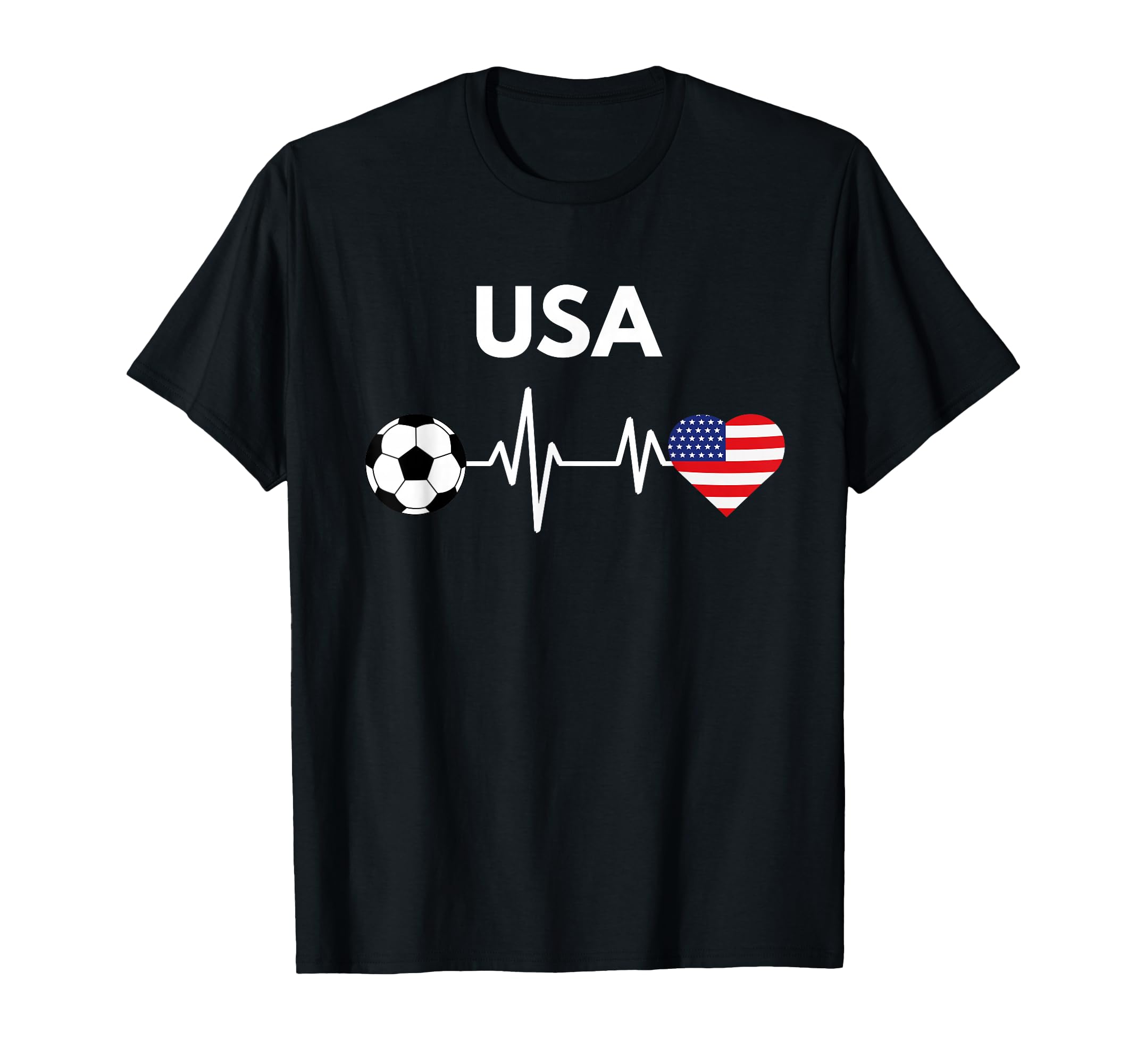 Usa 2026 United States Flag Soccer T-Shirt - Fun Novelty Design Men Women