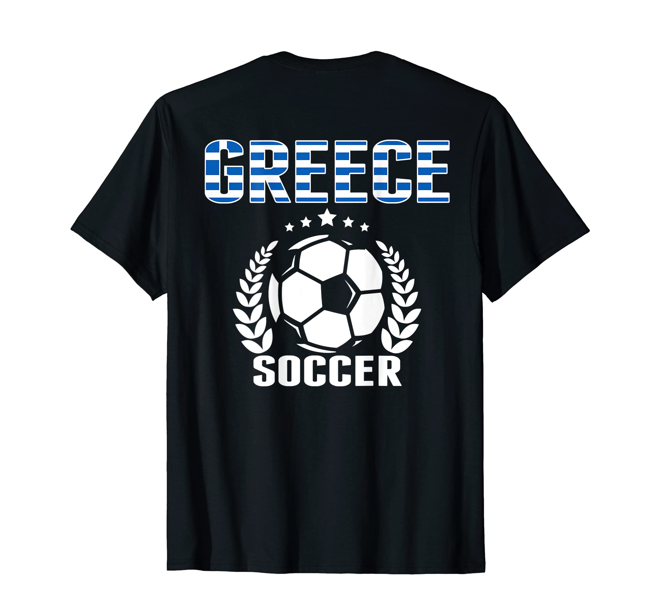 Greece Soccer Fans Jersey Proud T-Shirt - Casual Everyday Wear Unisex