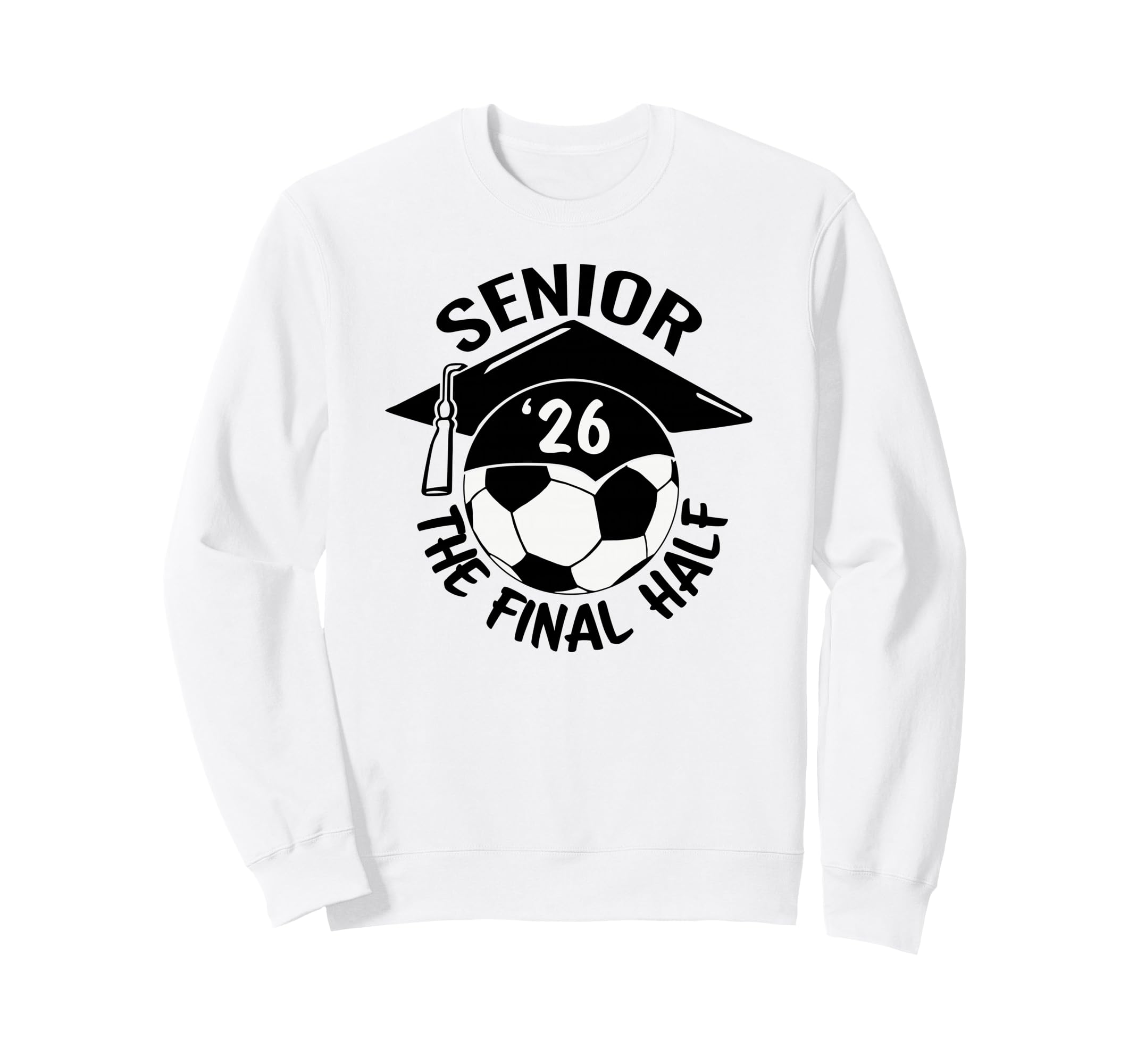 Soccer Senior Final Half Sweatshirt - Streetwear Style for Adults