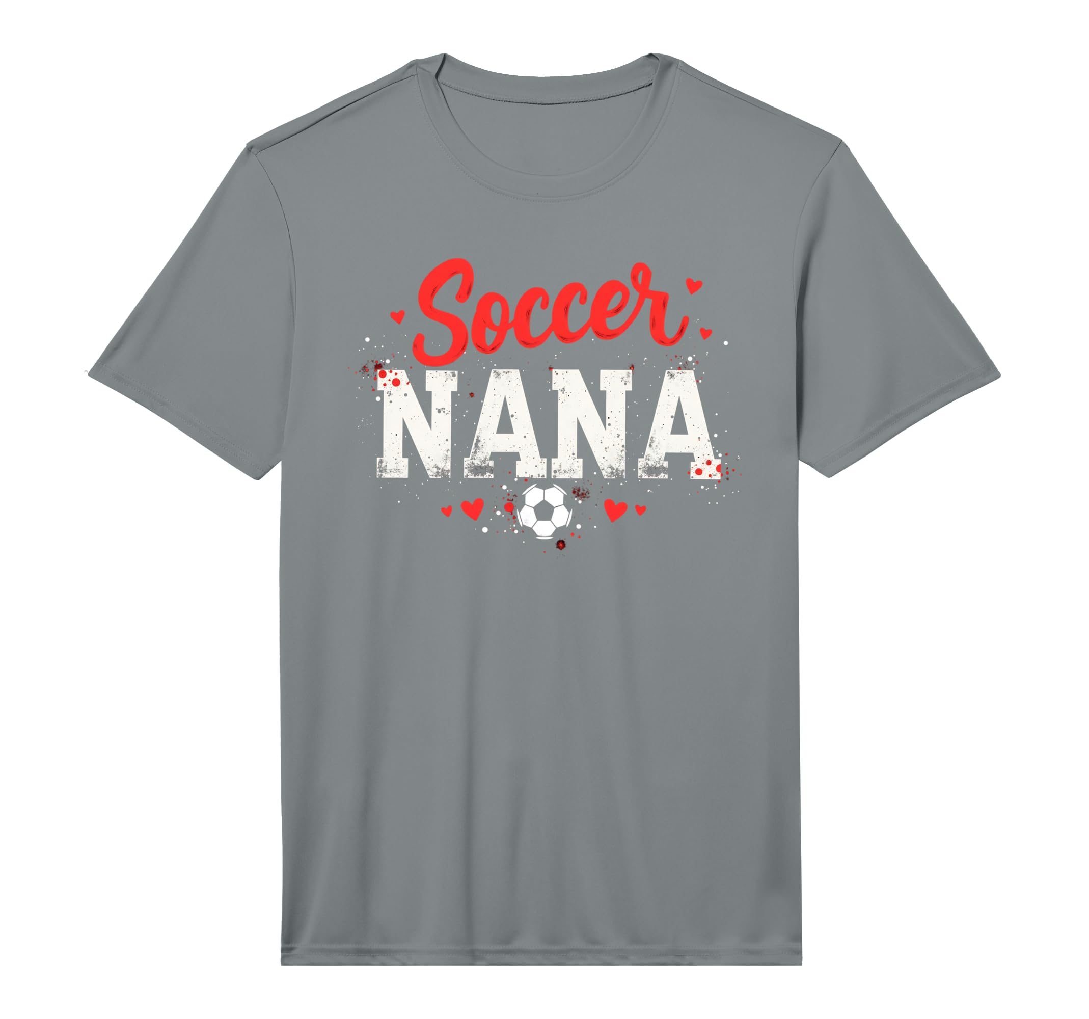 Proud Soccer Nana Funny Grandma T-Shirt - Casual Everyday Wear Men Women