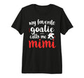Proud Ice Hockey Goalie Mimi Hockey T-Shirt - Aesthetic Graphic Unisex