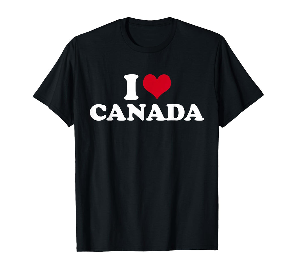 I Love Canada T-Shirt - Casual Everyday Wear Unisex