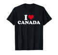 I Love Canada T-Shirt - Casual Everyday Wear Unisex
