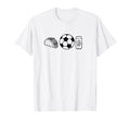 Tacos Soccer Beer Things I Love T-Shirt - Fun Novelty Design Unisex