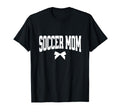 Soccer Mom Bow Soccer Team Mama T-Shirt - Trendy Graphic Men Women