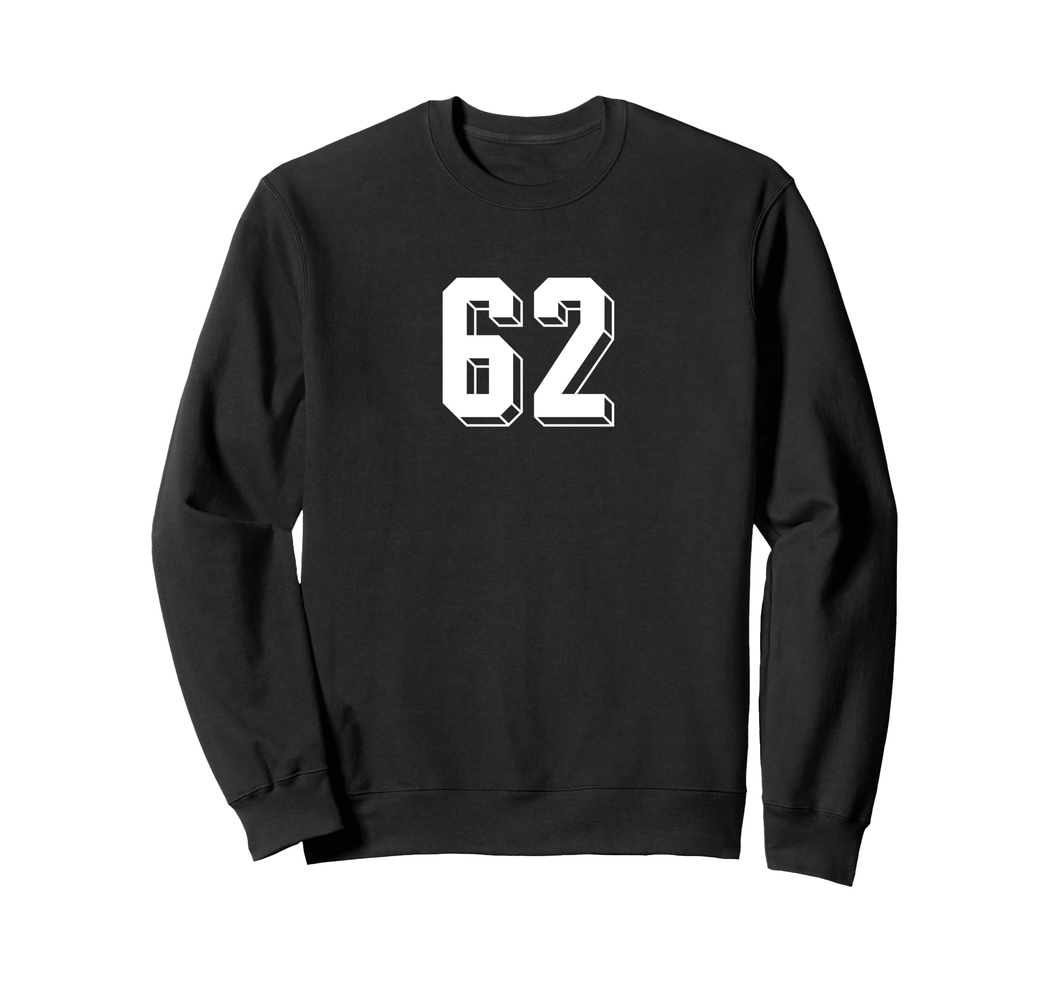 Number 62 80S 90S Soccer Team Sweatshirt - Unique Graphic for Adults