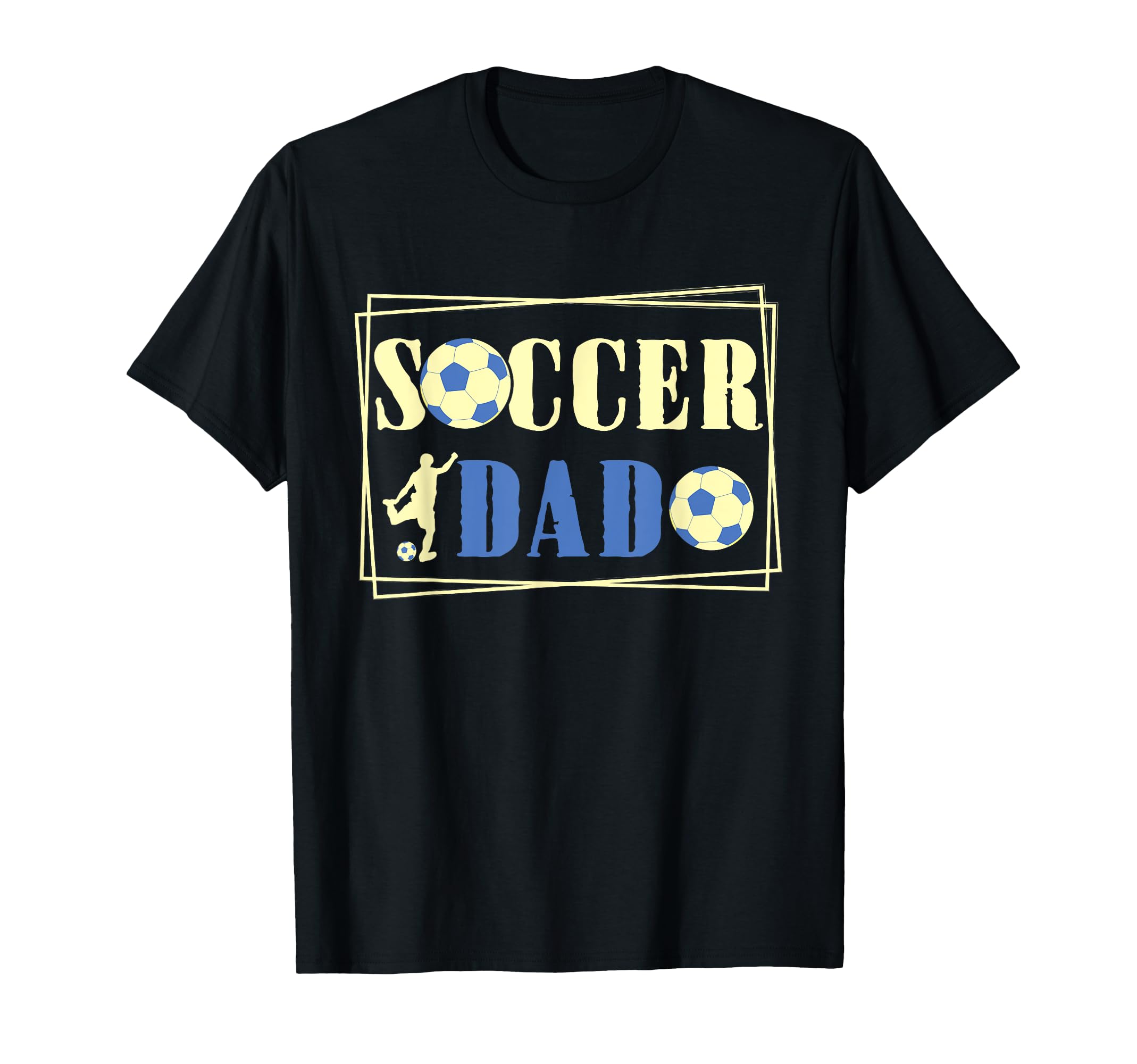 Father Son Daughter Soccer Dad T-Shirt - Casual Everyday Wear for Adults