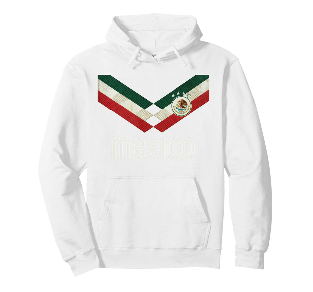 Mexico Flag Mexican Hispanic Pride Hoodie - Custom Art Print Unisex