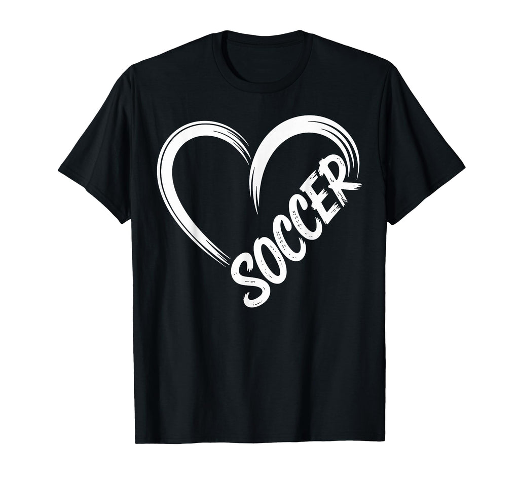 Funny Soccer Heart Soccer Player T-Shirt - Aesthetic Graphic Men Women