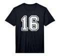 Distressed White Plain Number T-Shirt - Aesthetic Graphic for Adults