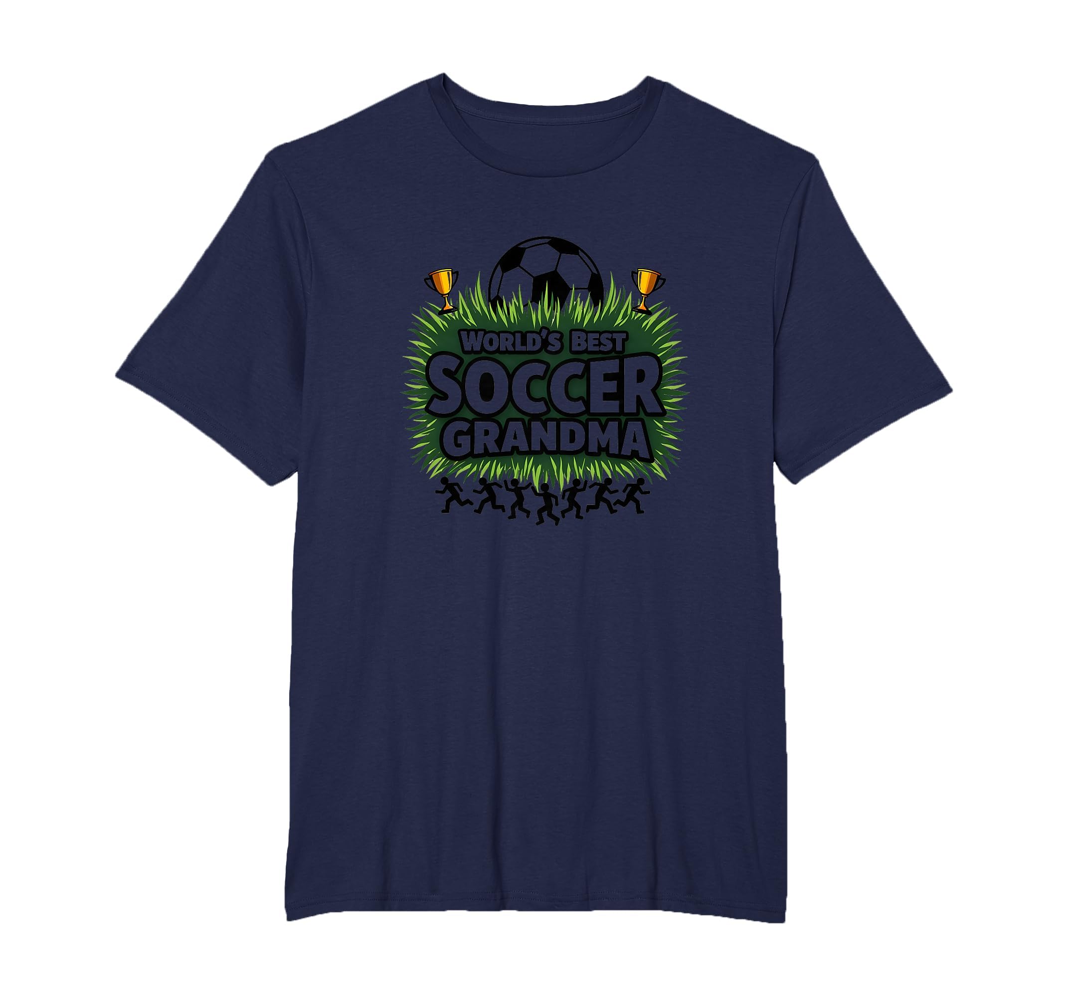 Worlds Best Soccer Grandma Champion Mens T-Shirt - Graphic Print Men Women