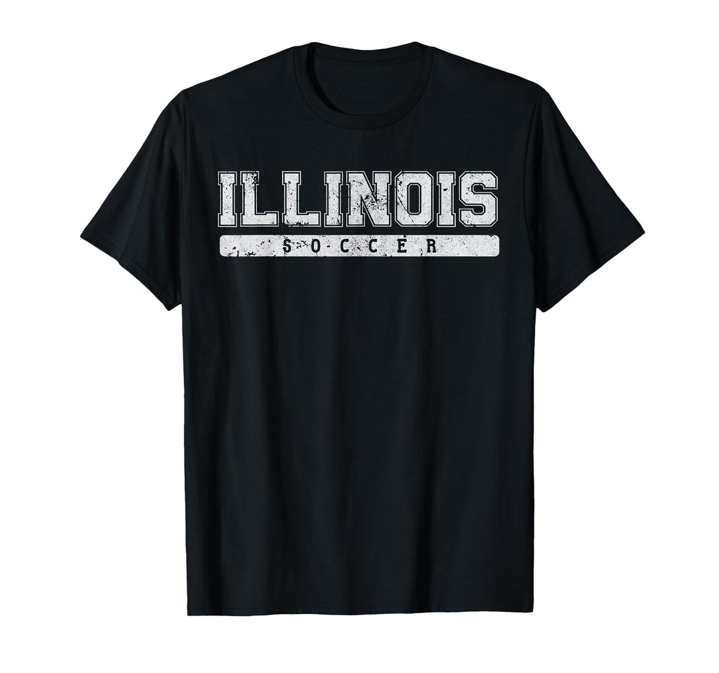 Illinois Soccer Tees Tanks Tops T-Shirt - Streetwear Style Men Women