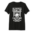 Mens Proud Field Hockey Goalie Dad T-Shirt - Aesthetic Graphic Unisex