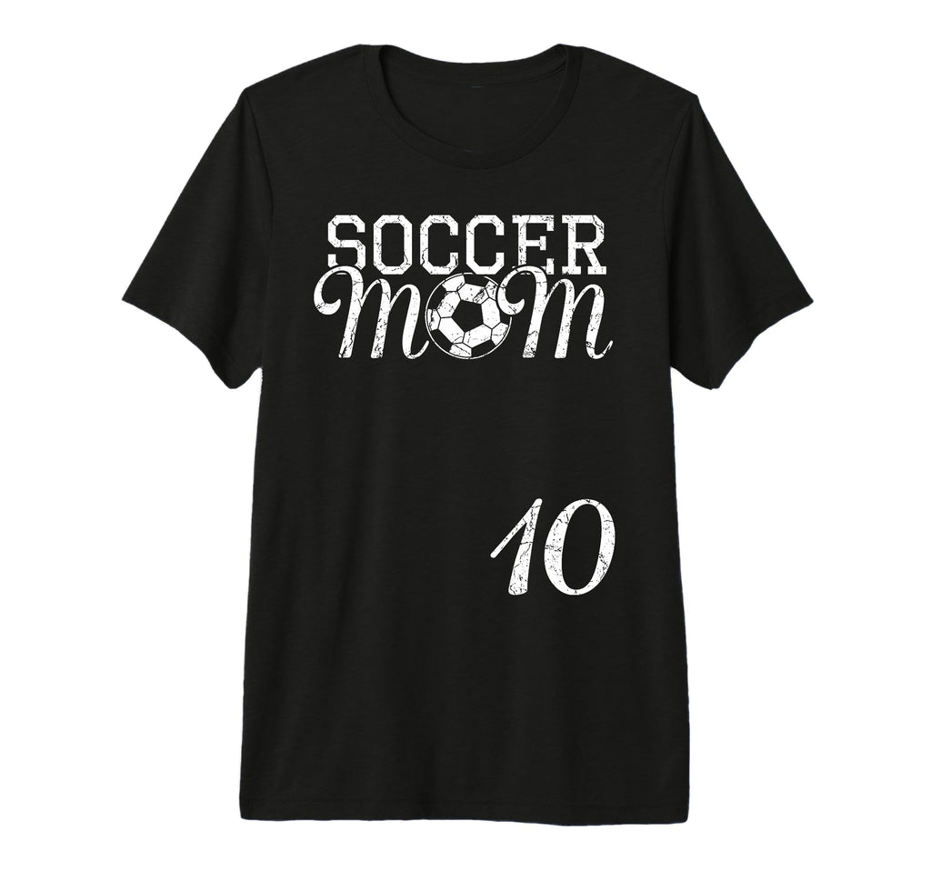 Soccer Mom Jersey Number 10 Favorite T-Shirt - Graphic Print Men Women