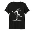 Elephant Handstand Soccer Ball T-Shirt - Fun Novelty Design Men Women