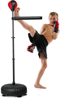 INNOLIFE Kids Boxing Bar with Punching Bag, Adjustable Height, Complete Set, Stable Base, Easy Installation